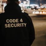 Security guard at night